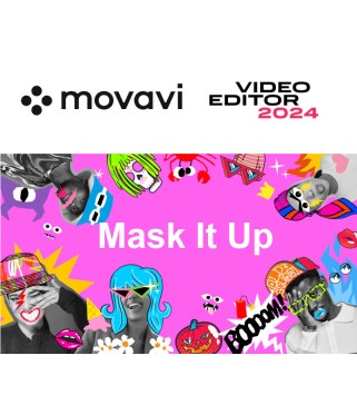 Movavi Video Editor 2024 - Mask It Up Pack DLC Steam Key GLOBAL
